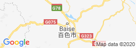 Baise City map